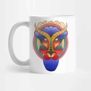 Colorful Bison Design Mug